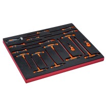 Jeu de tournevis -  module mousse 3/3 Fit&Go - 18 pcs