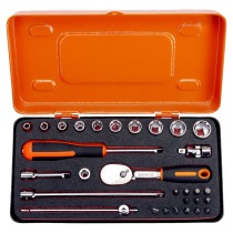 COFFRET DOUILLES 1/4 ET EMBOUT