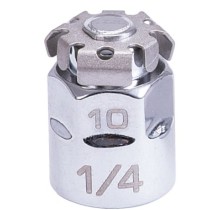 Adaptateur RING STOP GEARplus, 1/4" 6 pans