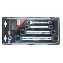 Jeu de 4 clés polygonales à cliquet TORX GEARplus