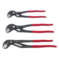Lot de 3 pinces multiprises à verrouillage 10'' - 12'' - 16''