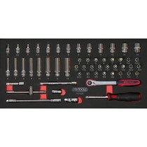 Module de 54 douilles et accessoires ULTIMATE® 1/4''