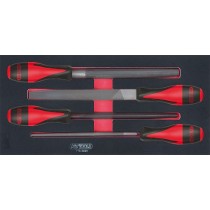 Module de 4 limes demi-douces