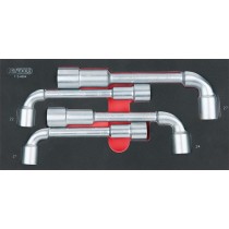 Module de 4 clés à pipe débouchées - 6 pans