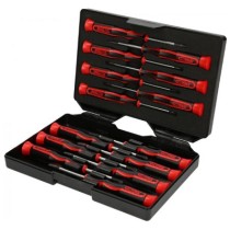 Coffret de 14 tournevis électroniques Fente PHILLIPS® et TORX®