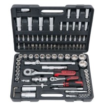 Coffret de 94 douilles et accessoires ECOLE 1/2'' et 1/4''