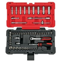 Coffret de 54 douilles et accessoires ULTIMATE® 12 pans - 1/4''