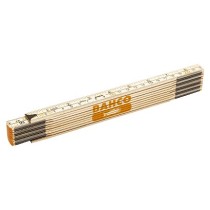 Mètre pliant en bois en 10 sections 2 m