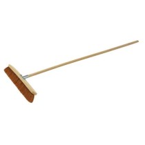 Balai en fibre de coco 600 mm - Emmanché bois