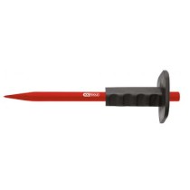 Pointerolle de maçon Diam. 16 mm - L.250 mm - Corps octogonal - Poignée pare-coups -
