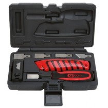 Jeu de 27 grattoirs et cutters