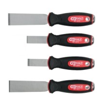 Jeu de 4 grattoirs à lame inox