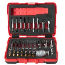 Coffret de 34 embouts d'extraction pour vis TORX® et 6 pans