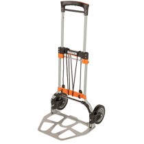 Chariot de transport repliable avec plateau en aluminium