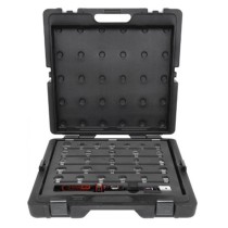 Jeu de 29 clés dynamométriques à emmancher 3/8'' - 9x12 mm