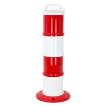 Balise de signalisation modulable - Rouge-Blanc
