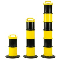 Balise de signalisation modulable - Jaune-Noir