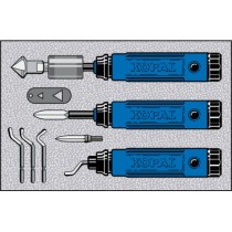 Coffret de 3 outils ligne bleue