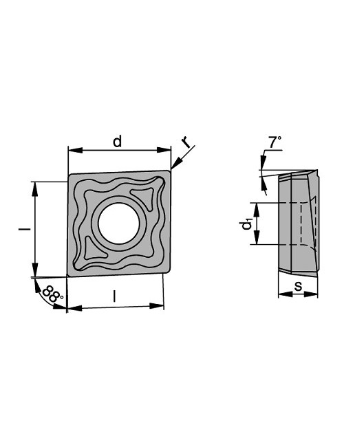 Plaquette amovible XPNT 060204 EN DMP45