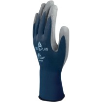 Gant tricot polyester recyclé 59%/Polyester/Paume enduite PU - Bleu - VE702GREEN