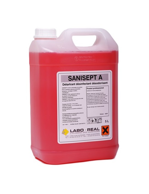 Nettoyant désinfectant sanitaire - Sanisept A Bidon 5 litres