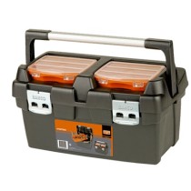 Caisse à outils en plastique à usage intensif - 27 L - 500 mm