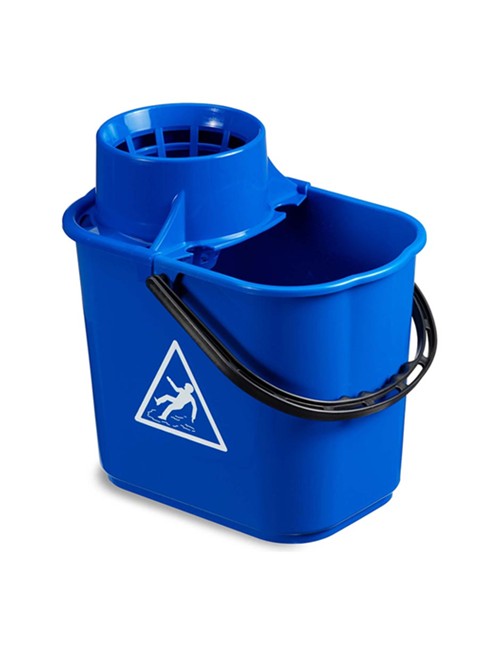 Seau plastique 16 L avec anse et essoreur