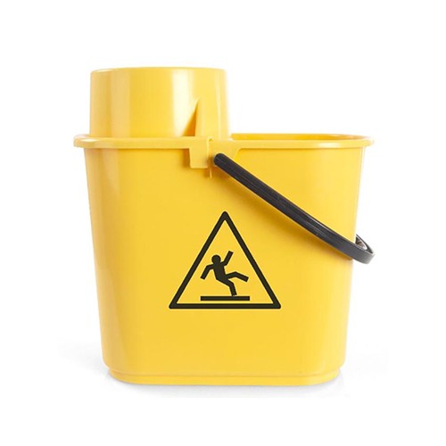 Seau plastique 16 L avec anse et essoreur