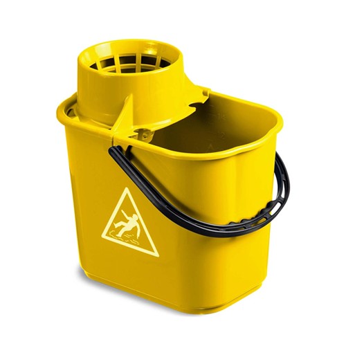 Seau plastique 16 L avec anse et essoreur