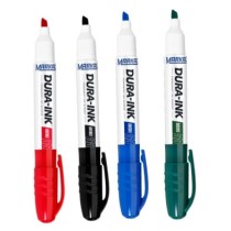 Boite de 12 marqueurs permanents pointe bisautée Dura-Ink CHISEL 55