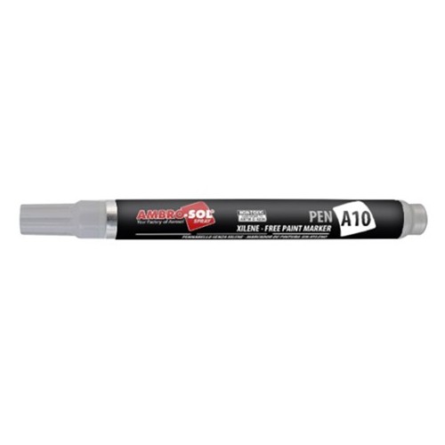 12 stylos-feutres permanents A10 pointe moyenne réversible - 10 ml
