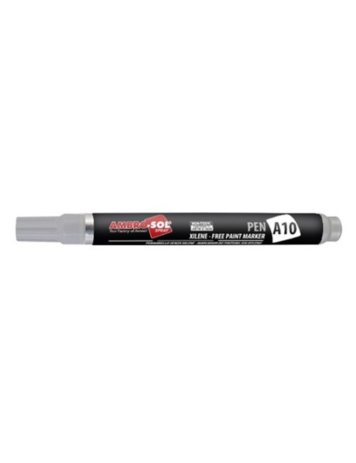 12 stylos-feutres permanents A10 pointe moyenne réversible - 10 ml