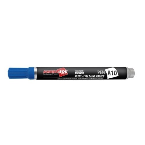12 stylos-feutres permanents A10 pointe moyenne réversible - 10 ml