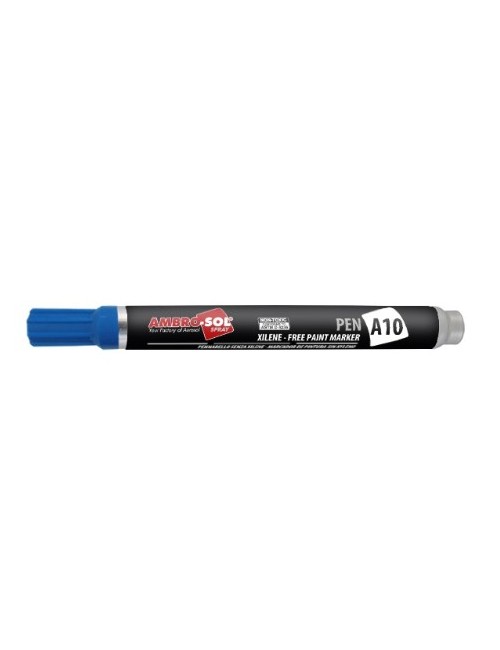 12 stylos-feutres permanents A10 pointe moyenne réversible - 10 ml
