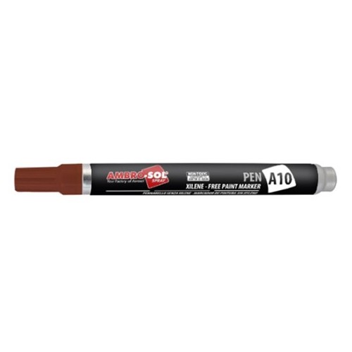 12 stylos-feutres permanents A10 pointe moyenne réversible - 10 ml