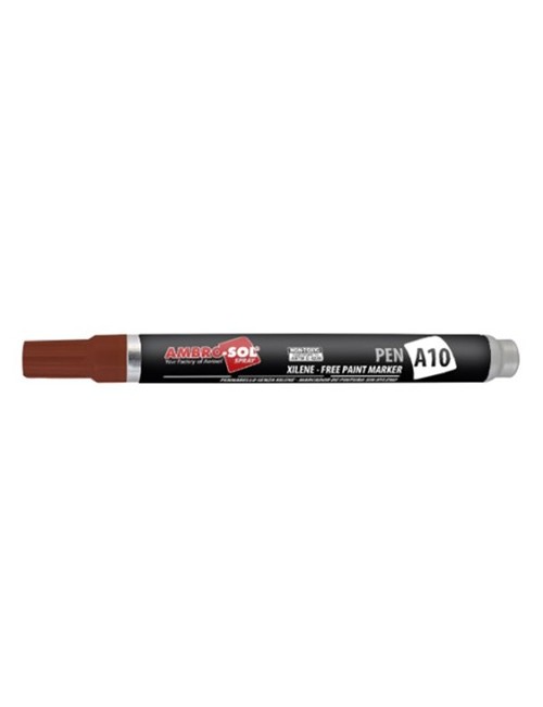 12 stylos-feutres permanents A10 pointe moyenne réversible - 10 ml