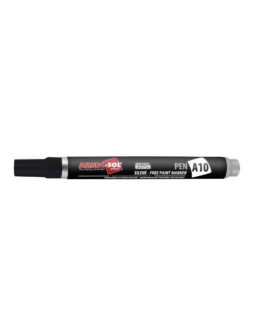 12 stylos-feutres permanents A10 pointe moyenne réversible - 10 ml