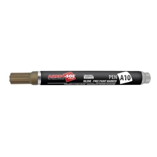 12 stylos-feutres permanents A10 pointe moyenne réversible - 10 ml