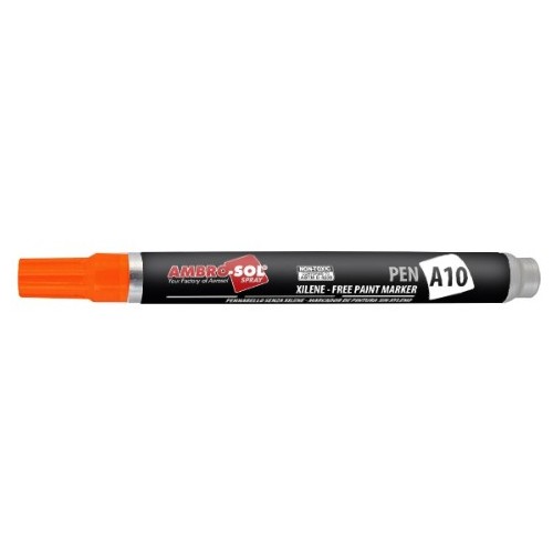 12 stylos-feutres permanents A10 pointe moyenne réversible - 10 ml