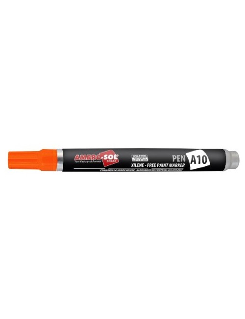 12 stylos-feutres permanents A10 pointe moyenne réversible - 10 ml