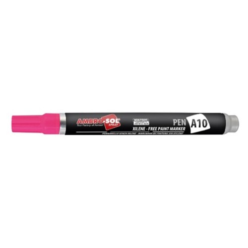 12 stylos-feutres permanents A10 pointe moyenne réversible - 10 ml