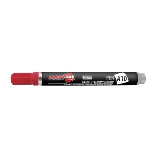 12 stylos-feutres permanents A10 pointe moyenne réversible - 10 ml
