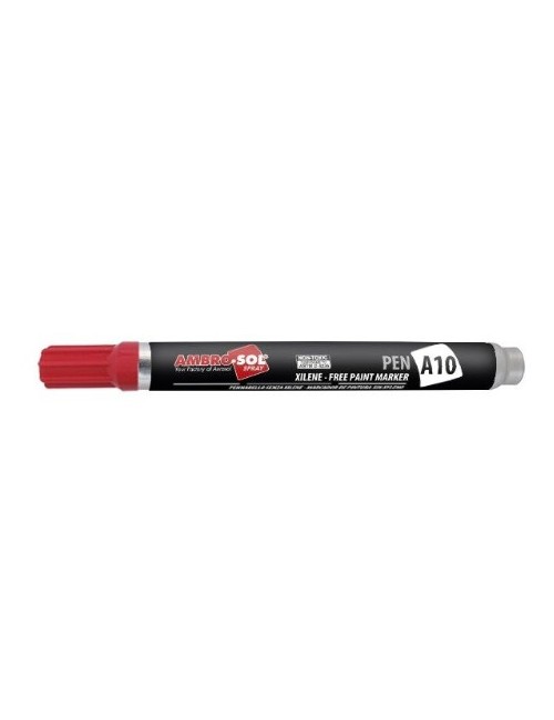 12 stylos-feutres permanents A10 pointe moyenne réversible - 10 ml