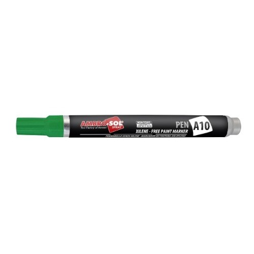 12 stylos-feutres permanents A10 pointe moyenne réversible - 10 ml