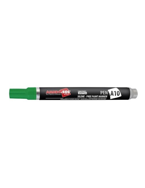 12 stylos-feutres permanents A10 pointe moyenne réversible - 10 ml
