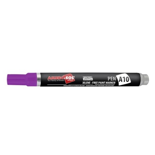 12 stylos-feutres permanents A10 pointe moyenne réversible - 10 ml