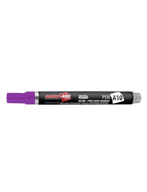 12 stylos-feutres permanents A10 pointe moyenne réversible - 10 ml