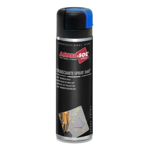 12 flacons de peinture aérosol 500 ml - 360°