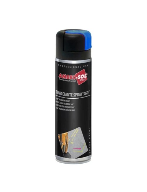12 flacons de peinture aérosol 500 ml - 360°