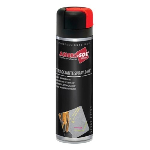 12 flacons de peinture aérosol 500 ml - 360°